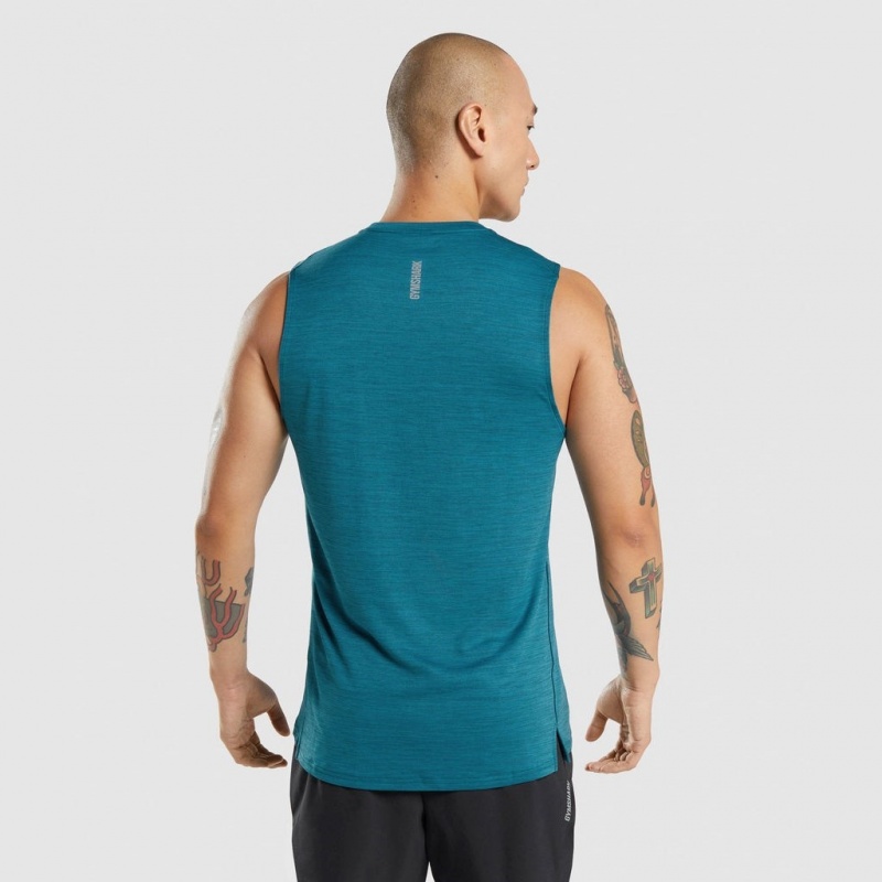 Camiseta Tirantes Gymshark Speed Teal / Teal Marl | 56EVWBTIR
