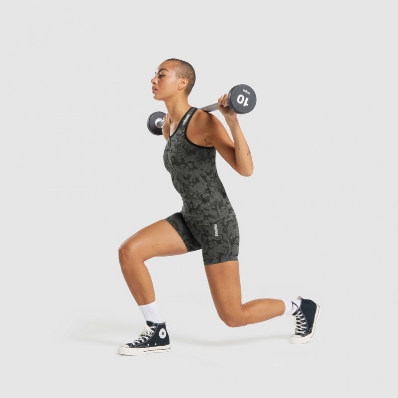Chaleco Gymshark Adapt Camo Seamless Negras | 79HYVLKBO