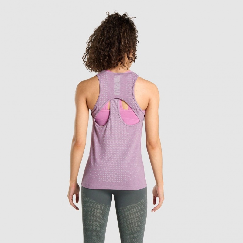 Chaleco Gymshark Apex Seamless Moradas Claro | 76ABZFWSJ
