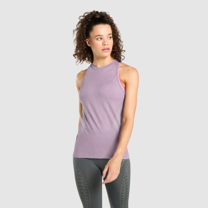 Chaleco Gymshark Apex Seamless Moradas Claro | 76ABZFWSJ