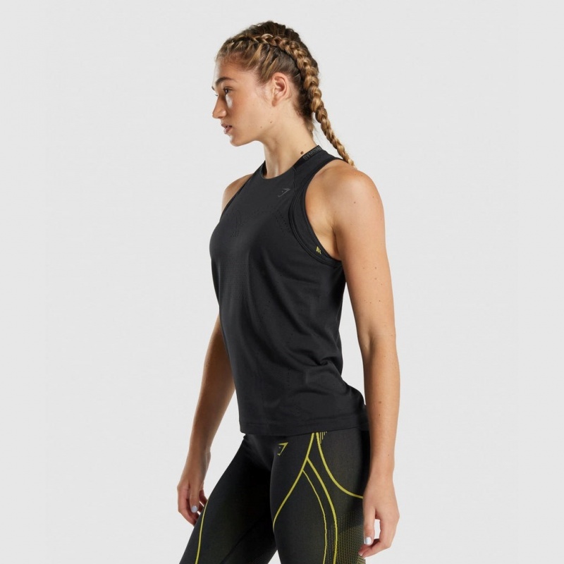Chaleco Gymshark Apex Seamless Negras | 51UNDAYSJ