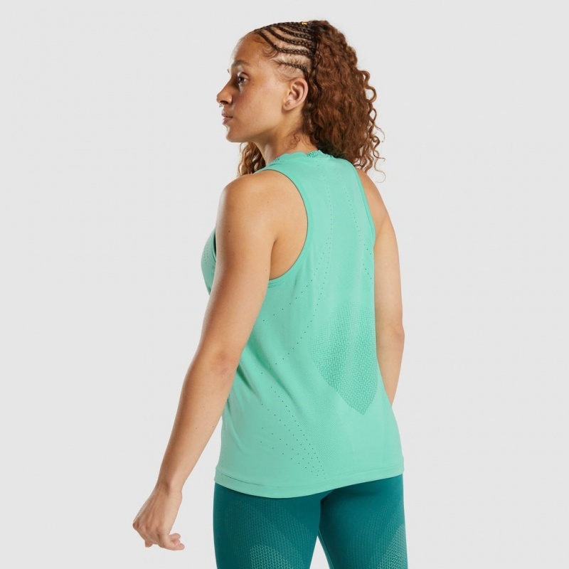 Chaleco Gymshark Apex Seamless Turquesa | 94NSBVUWA