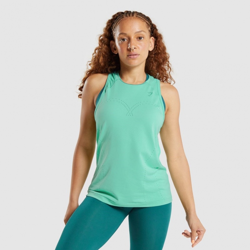 Chaleco Gymshark Apex Seamless Turquesa | 94NSBVUWA