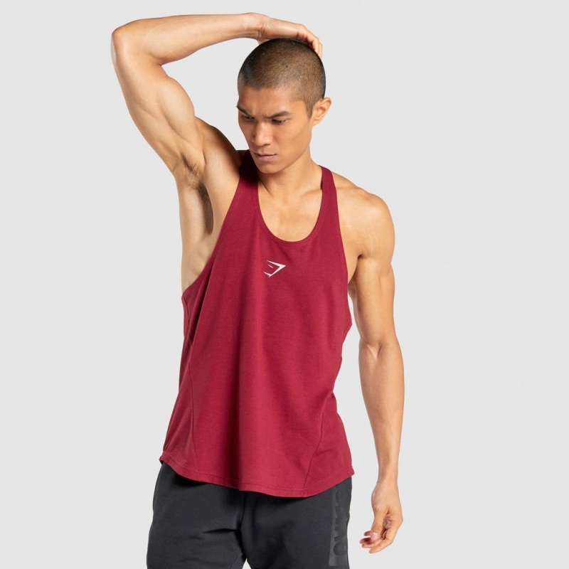 Chaleco Gymshark Bold Stringer Burdeos | 48FQJYUMH