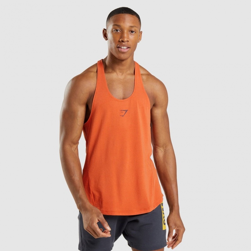 Chaleco Gymshark Bold Stringer Naranjas | 26TAVCOKQ