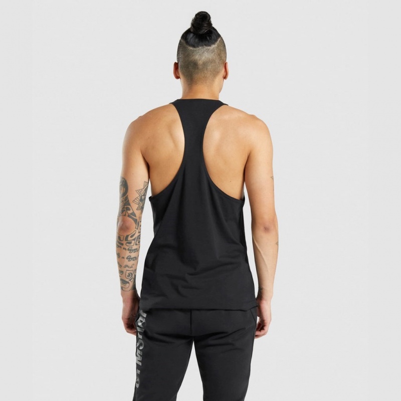 Chaleco Gymshark Bold Stringer Negras Negras | 05JKBZTQA