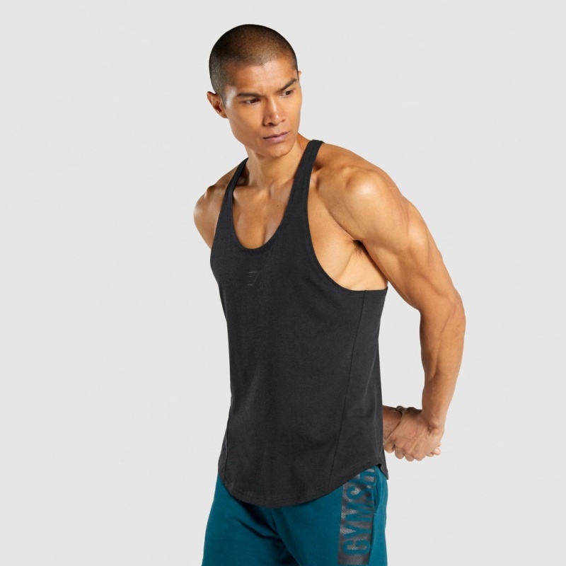 Chaleco Gymshark Bold Stringer Negras | 02DKBIOUF