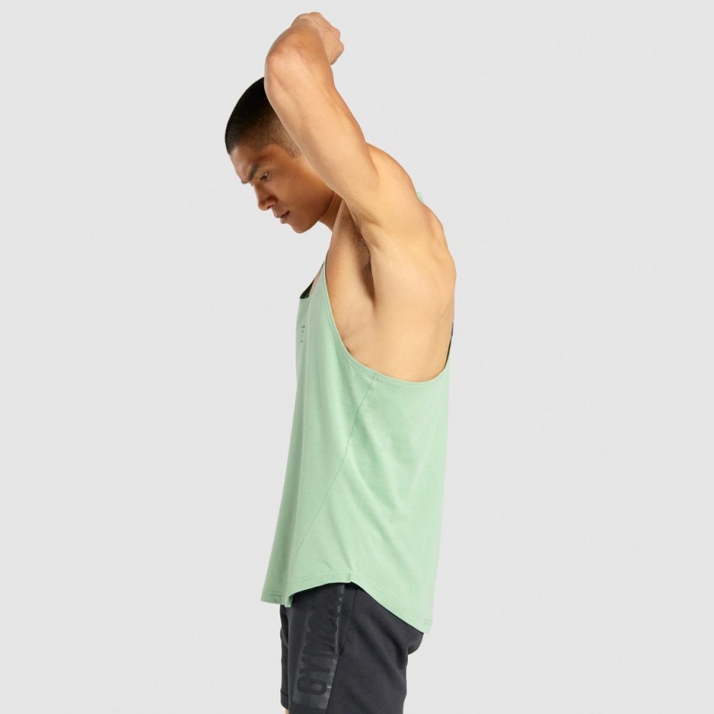 Chaleco Gymshark Bold Stringer Verde | 73SOMXQFL
