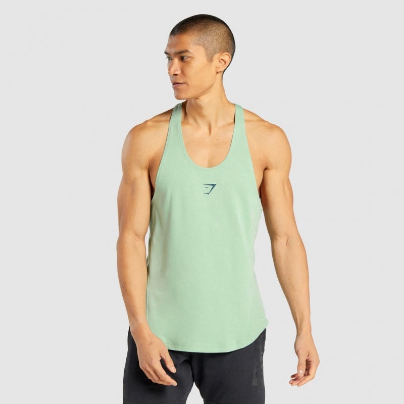 Chaleco Gymshark Bold Stringer Verde | 73SOMXQFL