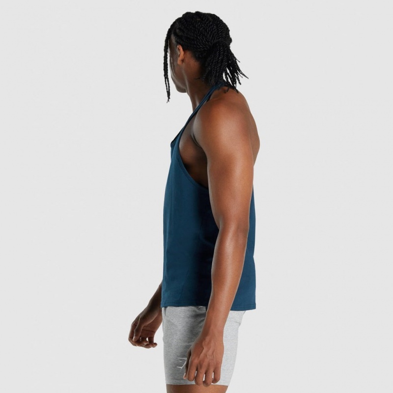 Chaleco Gymshark Critical 2.0 Stringer Azul Marino | 63LMYXRPC