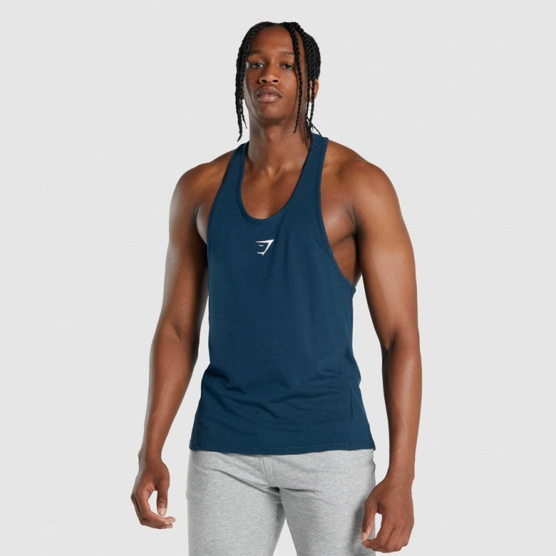 Chaleco Gymshark Critical 2.0 Stringer Azul Marino | 63LMYXRPC
