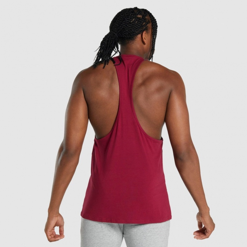 Chaleco Gymshark Critical 2.0 Stringer Burdeos | 70WUYCJIM