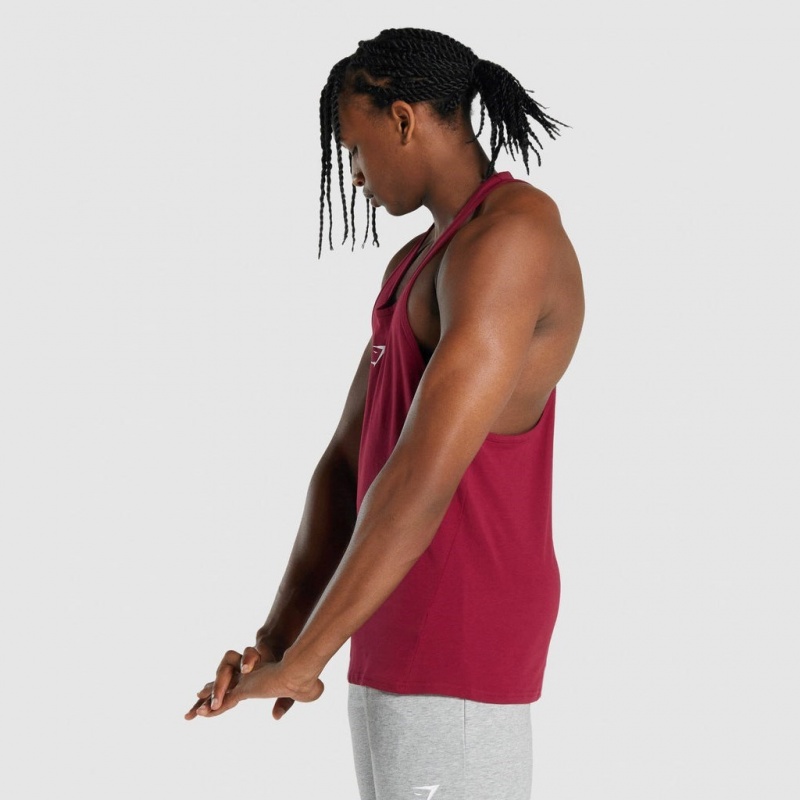 Chaleco Gymshark Critical 2.0 Stringer Burdeos | 70WUYCJIM