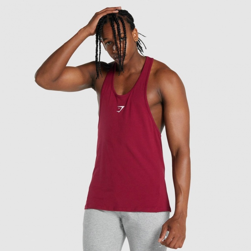 Chaleco Gymshark Critical 2.0 Stringer Burdeos | 70WUYCJIM