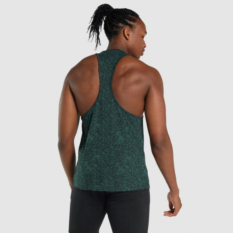 Chaleco Gymshark Critical 2.0 Stringer Verde Oscuro | 78CRUELAB