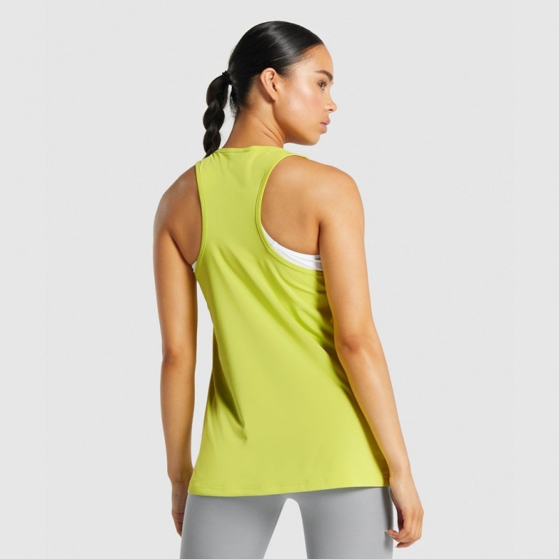 Chaleco Gymshark Entrenamiento Amarillo | 95GZVAJMP