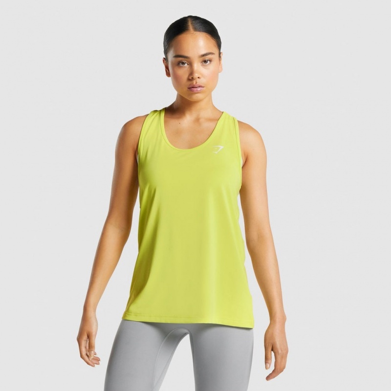 Chaleco Gymshark Entrenamiento Amarillo | 95GZVAJMP