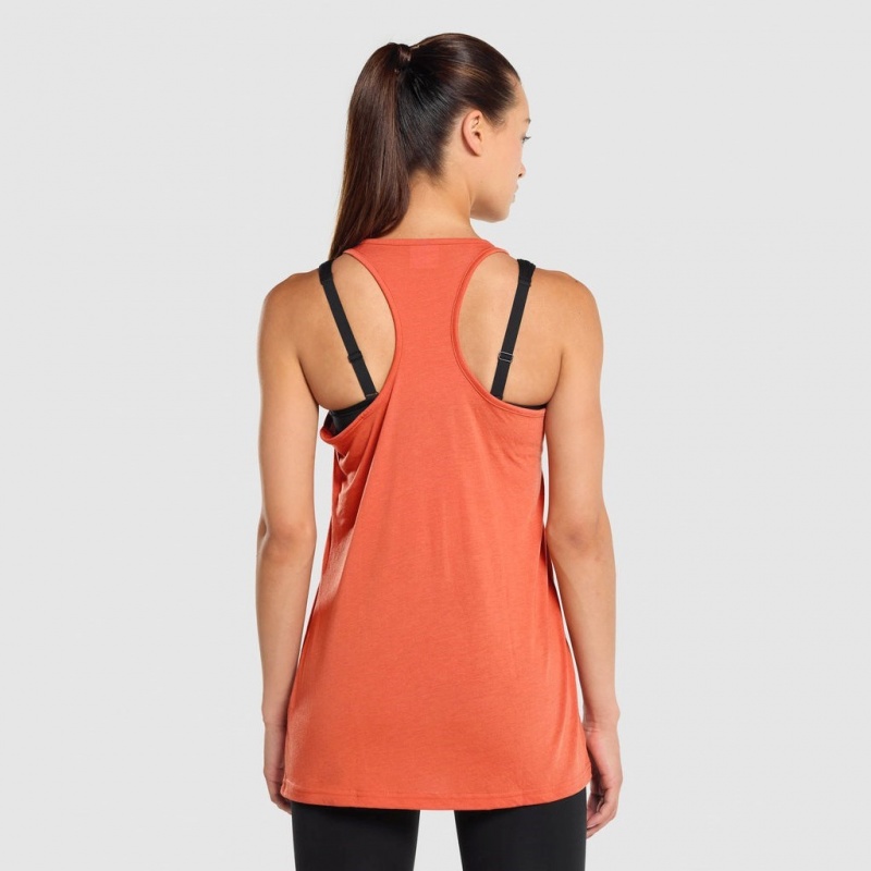 Chaleco Gymshark Entrenamiento Oversized Naranjas | 96YTKFSOB