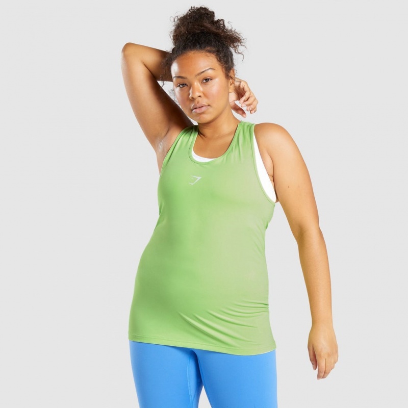 Chaleco Gymshark Entrenamiento Verde | 28XDIYBJE