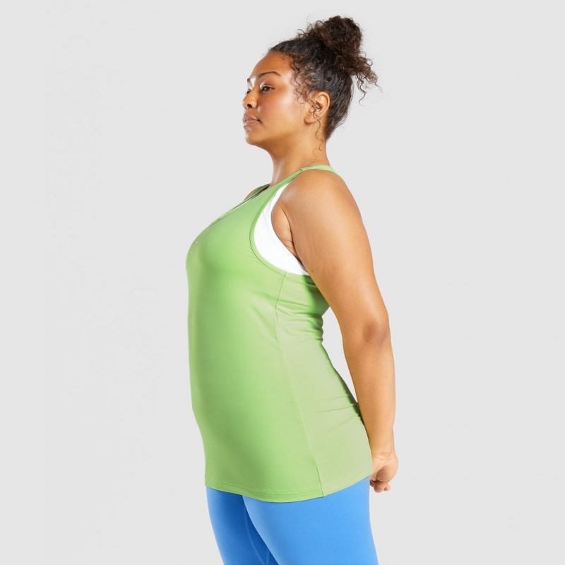 Chaleco Gymshark Entrenamiento Verde | 28XDIYBJE