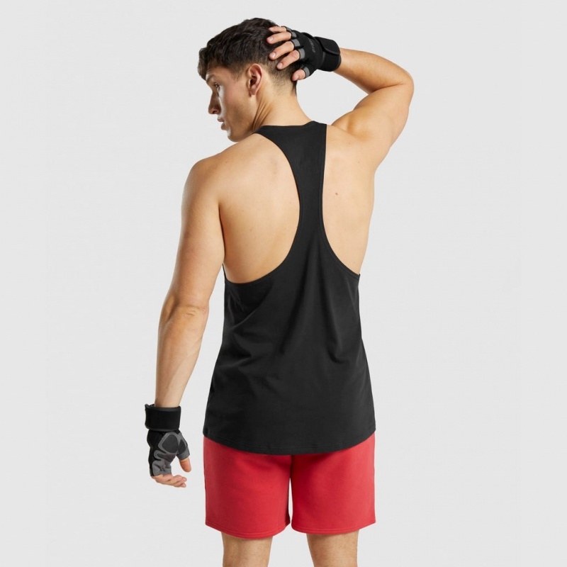 Chaleco Gymshark Legacy Stringer Negras Negras | 69ALVMYHO