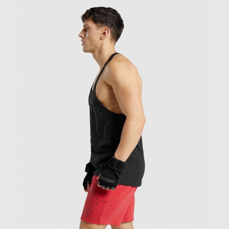 Chaleco Gymshark Legacy Stringer Negras Negras | 69ALVMYHO