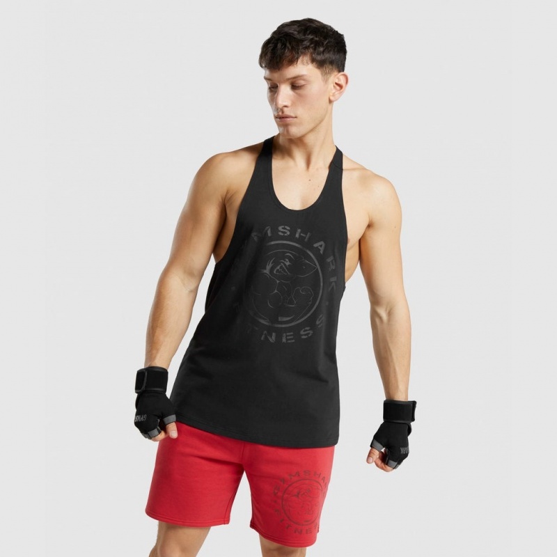Chaleco Gymshark Legacy Stringer Negras Negras | 69ALVMYHO