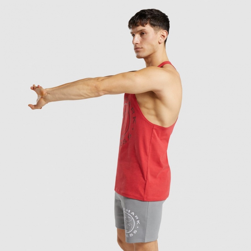 Chaleco Gymshark Legacy Stringer Rojas | 60DGKXIUV