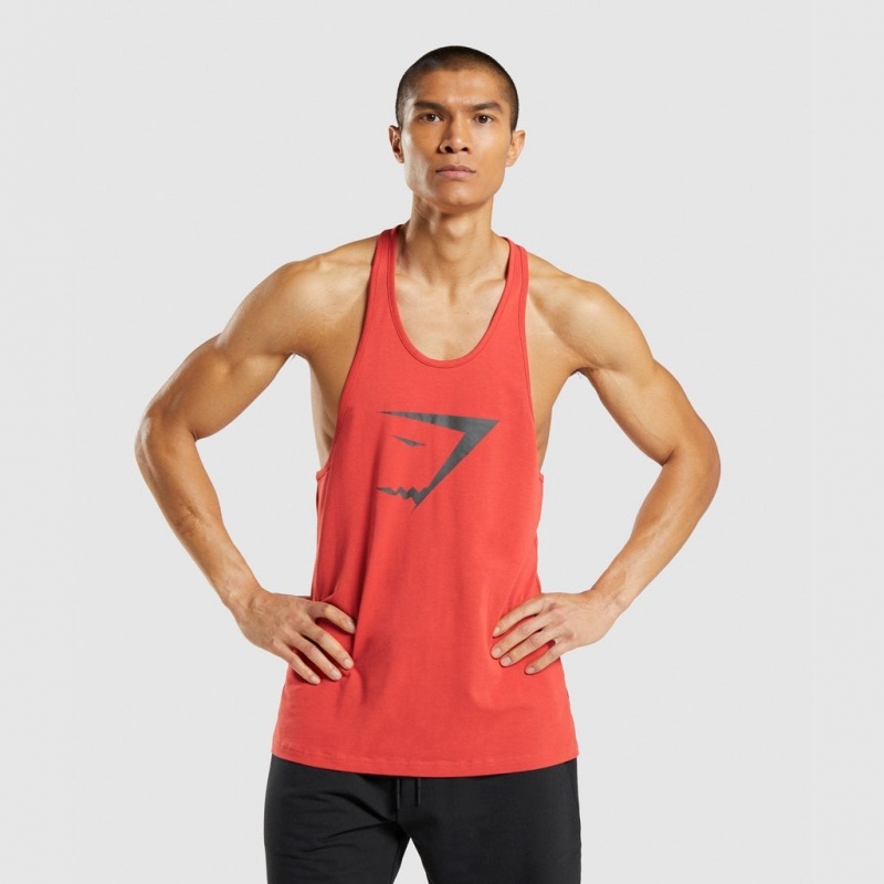 Chaleco Gymshark Sharkhead Infill Stringer Rojas | 40WTILUPA