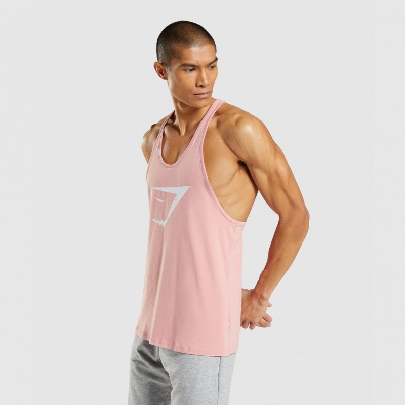 Chaleco Gymshark Sharkhead Infill Stringer Rosas | 70ELPSAFB