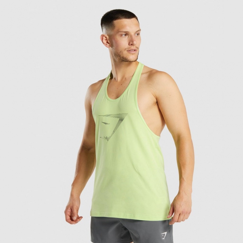 Chaleco Gymshark Sharkhead Infill Stringer Lime | 91CBNYSIE