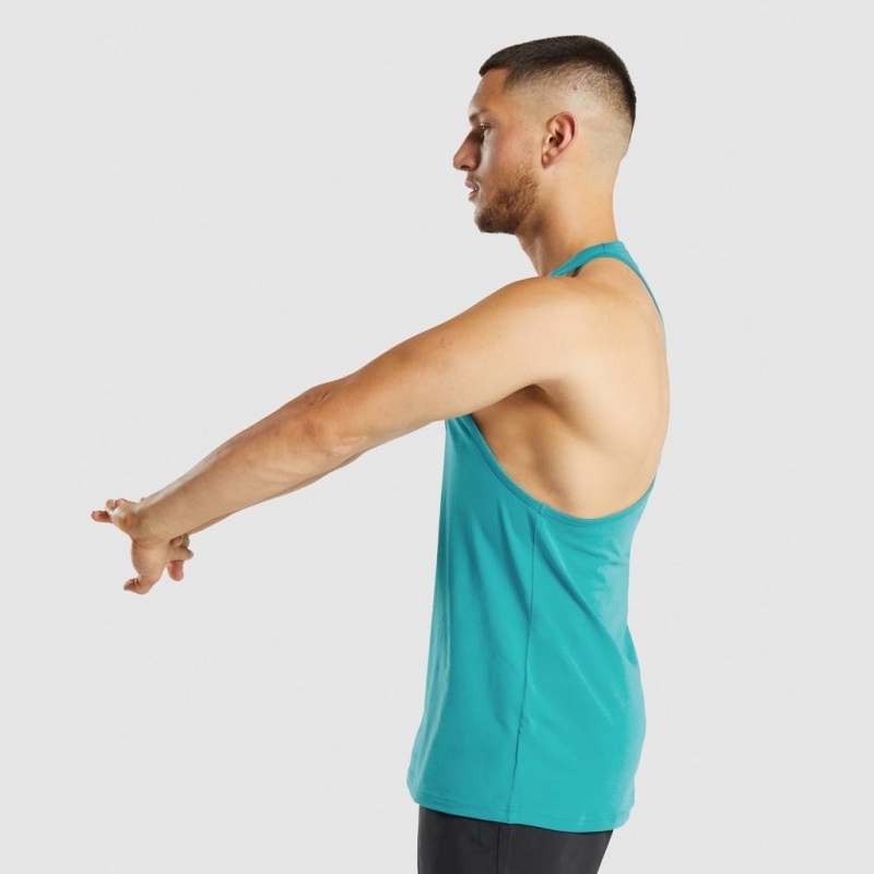 Chaleco Gymshark Sharkhead Infill Stringer Azules | 31TOXPEGQ