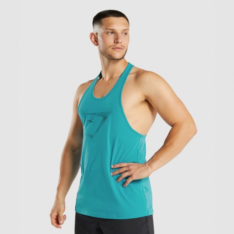 Chaleco Gymshark Sharkhead Infill Stringer Azules | 31TOXPEGQ