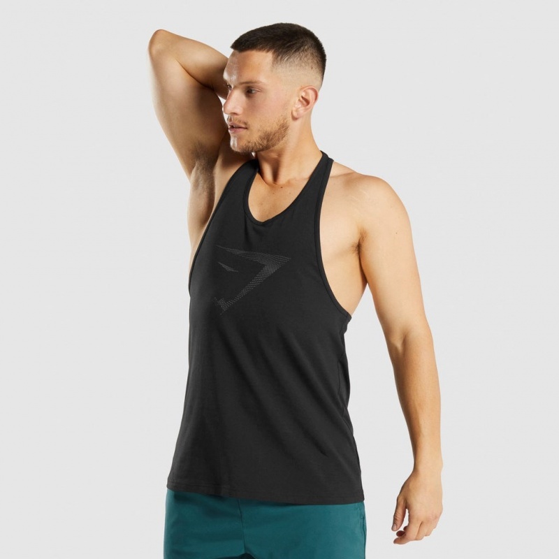 Chaleco Gymshark Sharkhead Infill Stringer Negras | 03ZUHXLVC