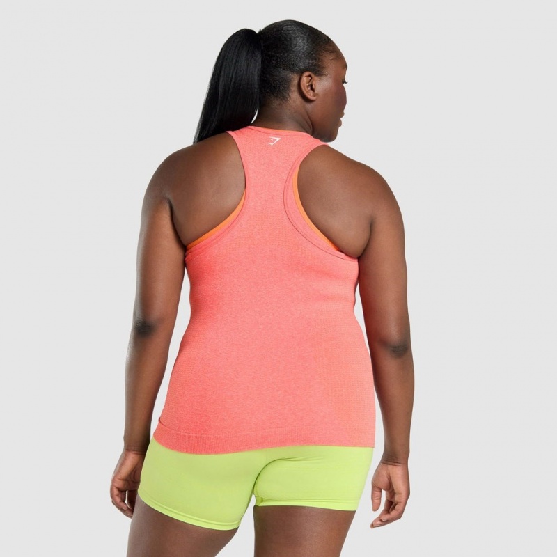 Chaleco Gymshark Vital Seamless 2.0 Naranjas | 94TEZYIJD