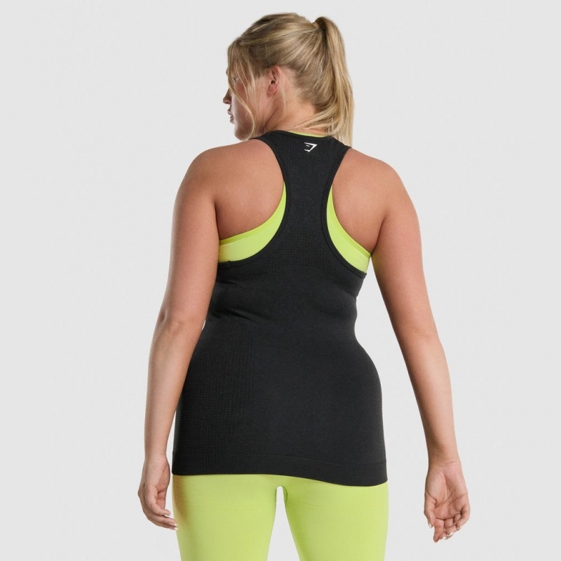 Chaleco Gymshark Vital Seamless 2.0 Negras | 30CVRBYTN