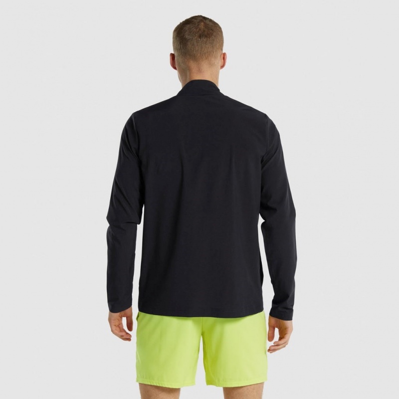 Chaquetas Gymshark Arrival Woven Full Zip Negras | 14QVSACUX