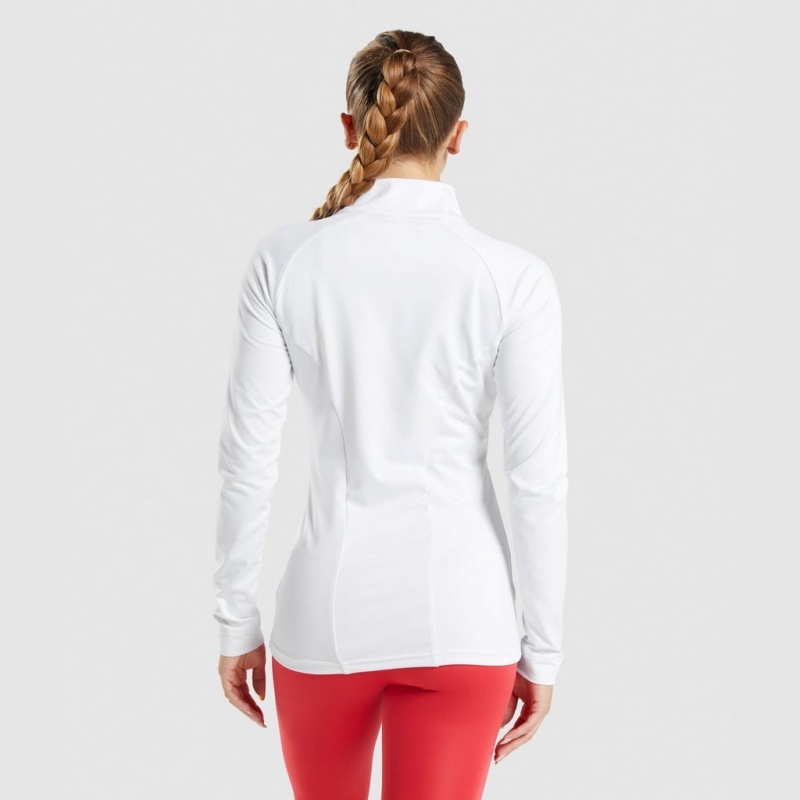 Chaquetas Gymshark Entrenamiento Blancas | 43LJVRNFX