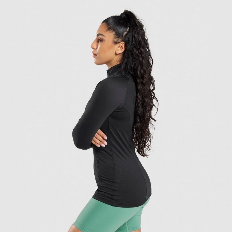 Chaquetas Gymshark Entrenamiento Negras | 25PTZBVYX