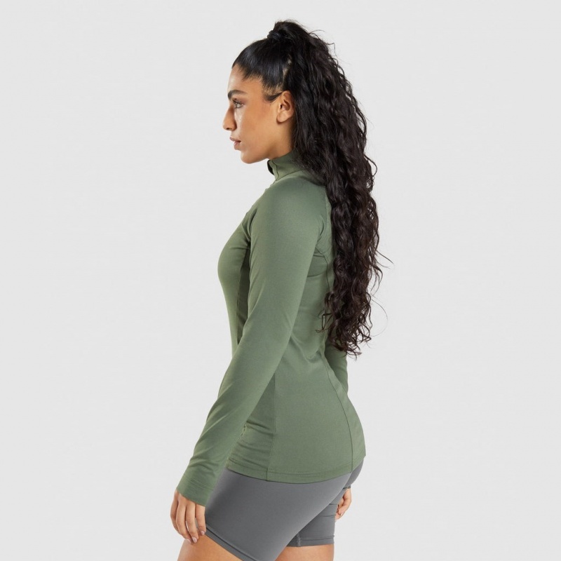 Chaquetas Gymshark Entrenamiento Verde Oliva | 91AQXGYJZ