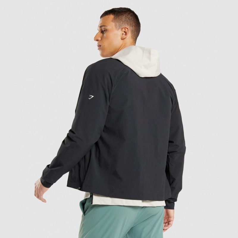 Chaquetas Gymshark Studio Negras | 39NKEDTXA
