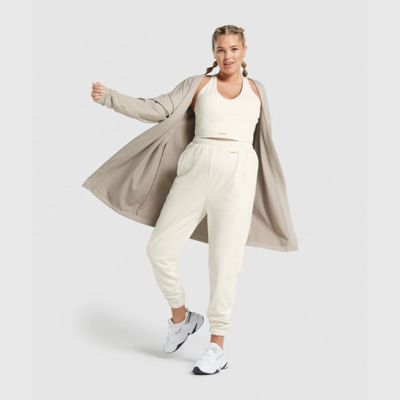 Chaquetas Gymshark Whitney Oversized Robe Mink | 10TKBAISH