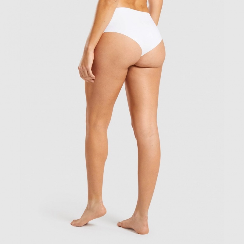 Hipster Gymshark No VPL Hipster Blancas | 89RDHWBTV