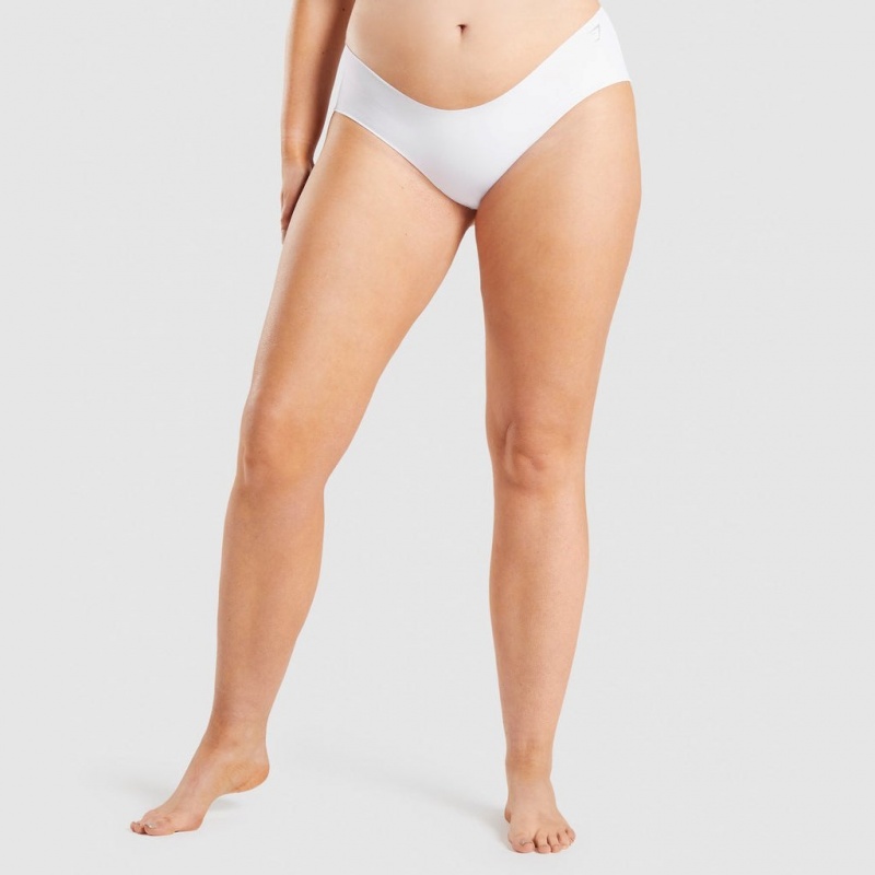 Hipster Gymshark No VPL Hipster Blancas | 89RDHWBTV