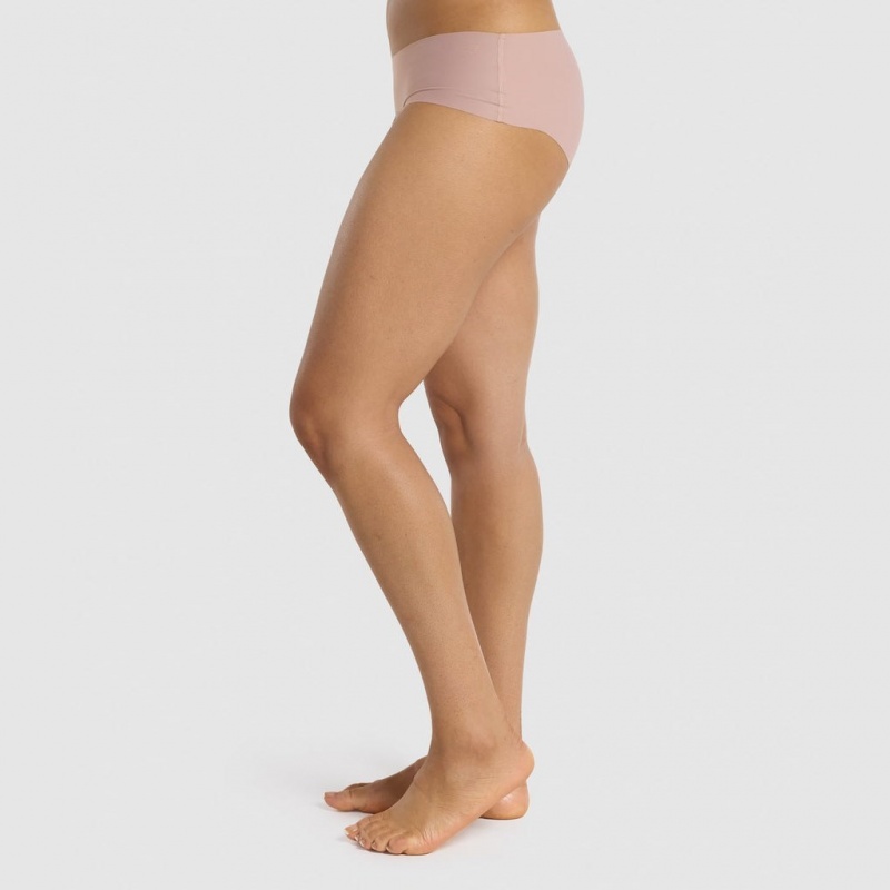 Hipster Gymshark No VPL Hipster Taupe | 53LDTMBCR