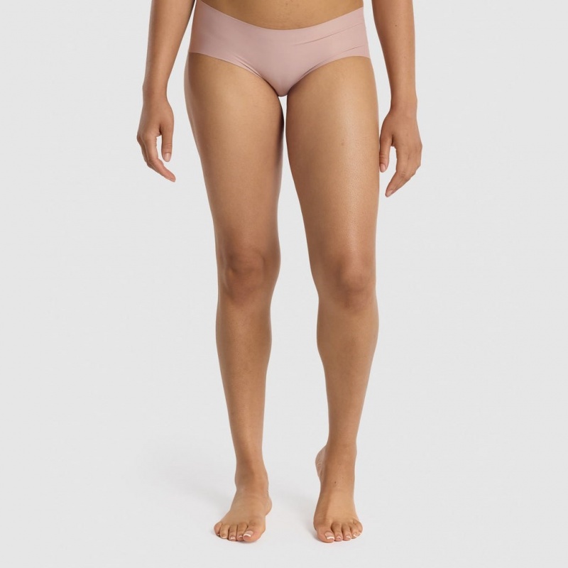 Hipster Gymshark No VPL Hipster Taupe | 53LDTMBCR