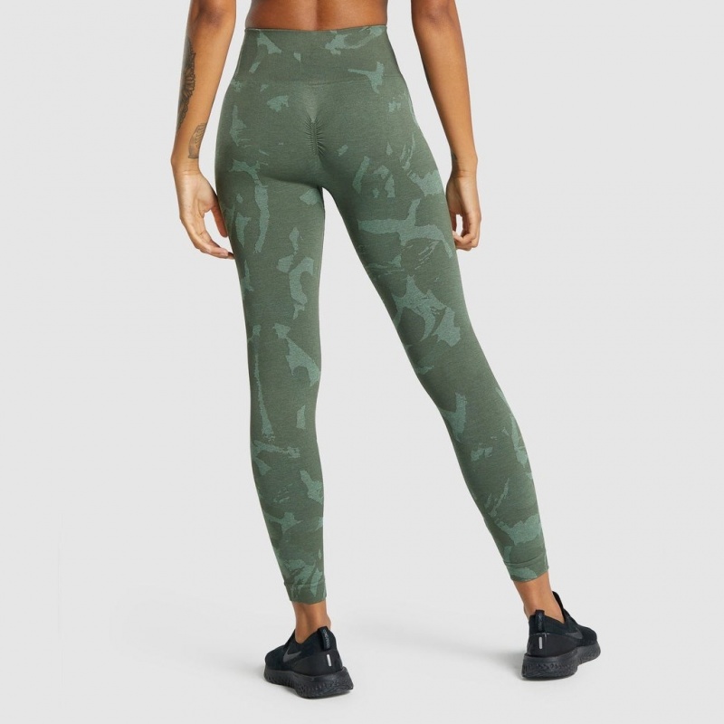 Leggins Gymshark Adapt Camo Seamless Savanna | 09JNUZTBS