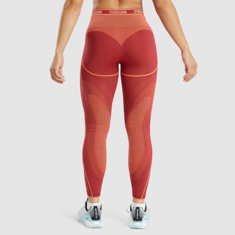 Leggins Gymshark Apex Seamless High Rise Burdeos | 89VAEGRBO