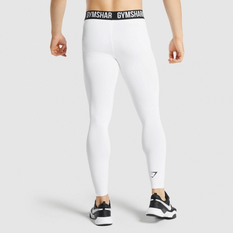 Leggins Gymshark Element Baselayer Blancas | 56JXKTNYD