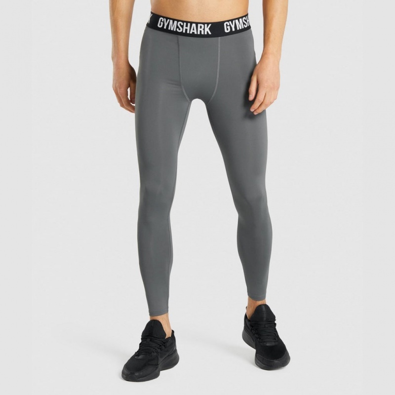 Leggins Gymshark Element Baselayer Charcoal | 47RAPUEHY